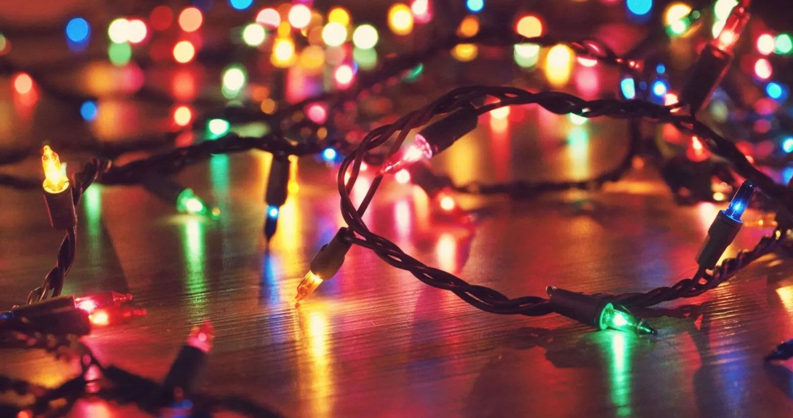 String lights installation