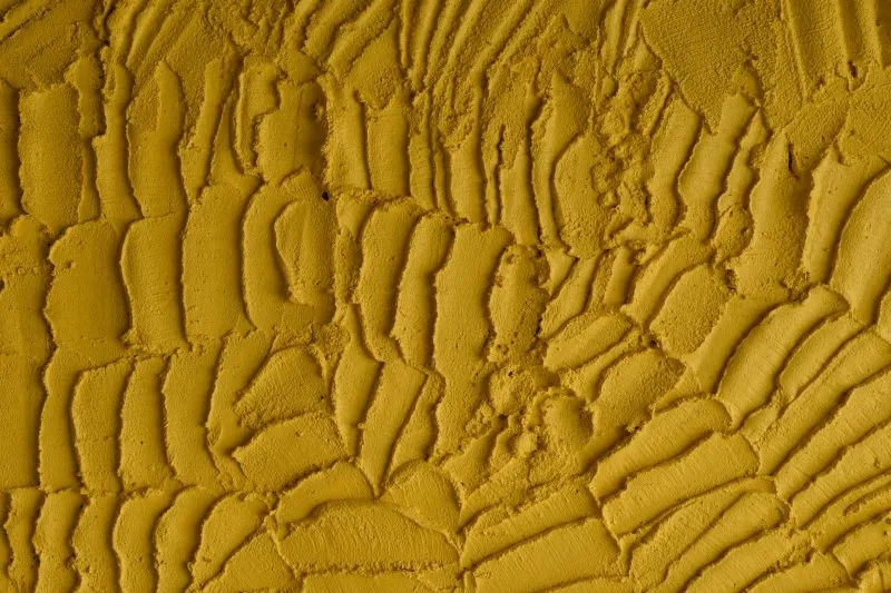Ochre Plaster Strokes