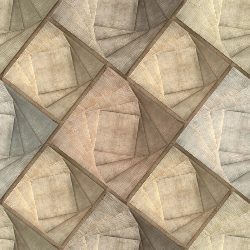 Sandstone Folded Diamonds