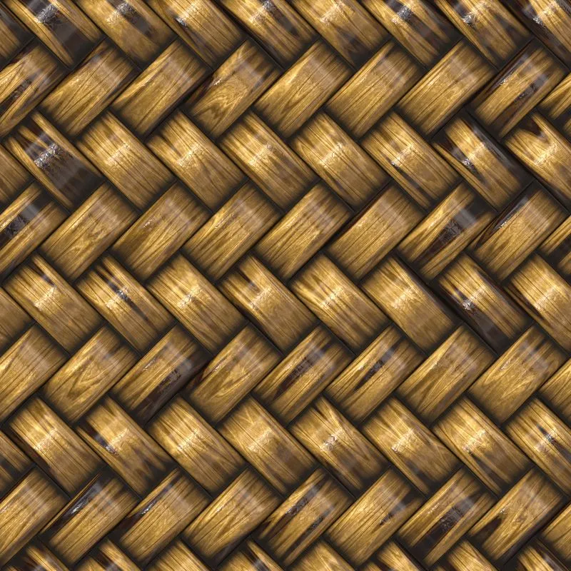 Bronze Chevron Weave