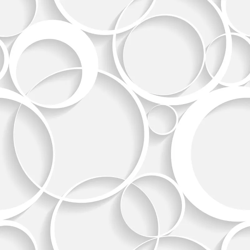 White Overlapping Rings