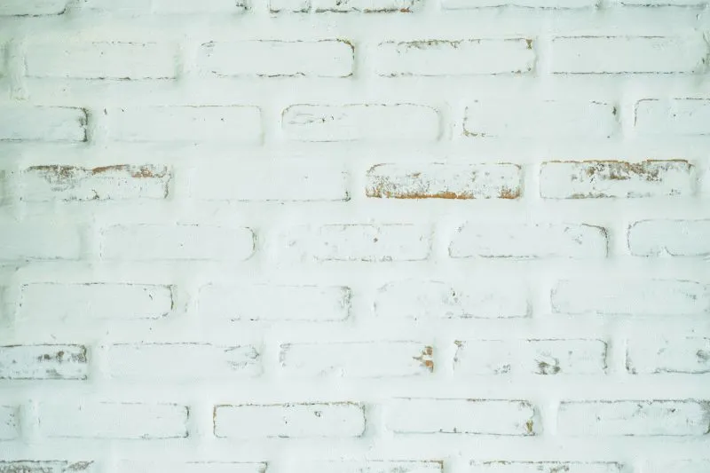 Whitewashed Brick Wall