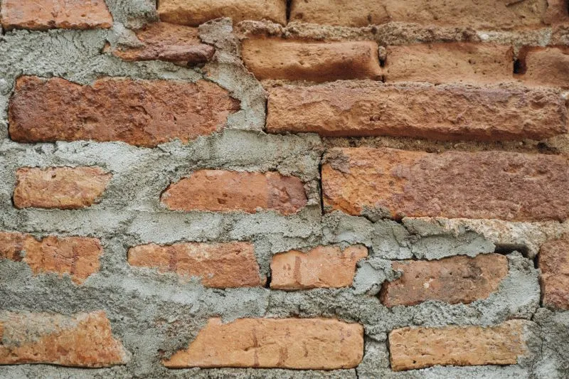 Crumbling Mortar Brick