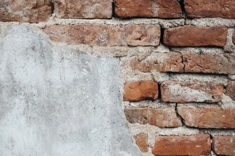 Peeling Plaster Brick Corner