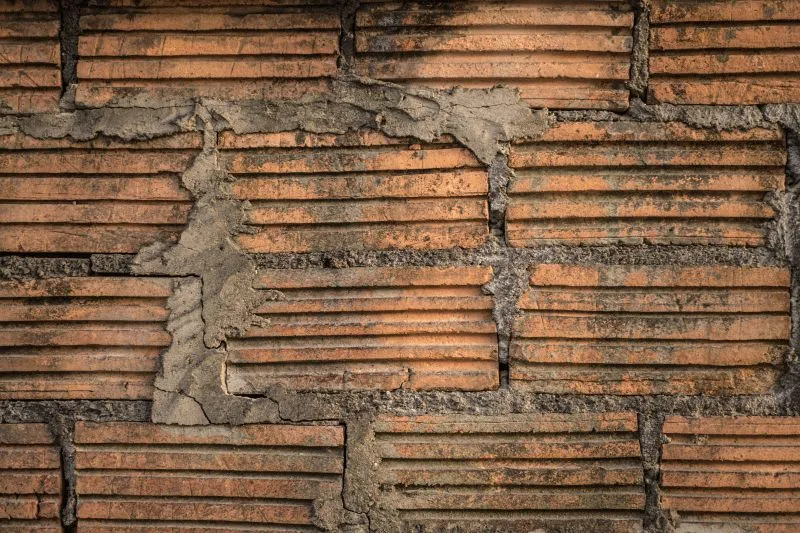 Ribbed Clay Brick Patchwork