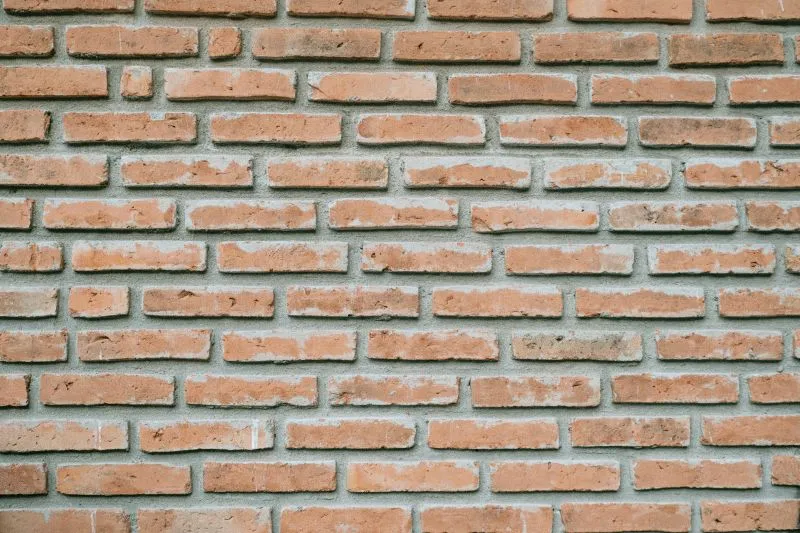 Orange Brick Wide Mortar