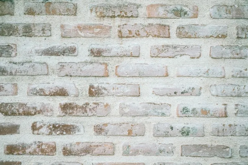 Faded Limewash Brick