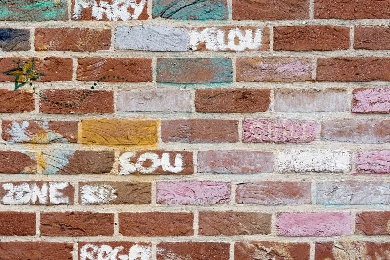 Graffiti Brick Wall