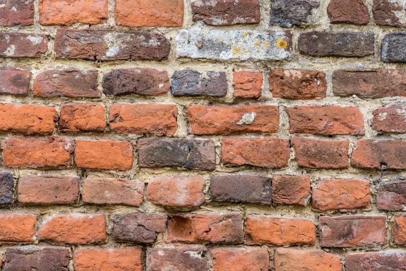 Burnt Orange Brick Close-Up