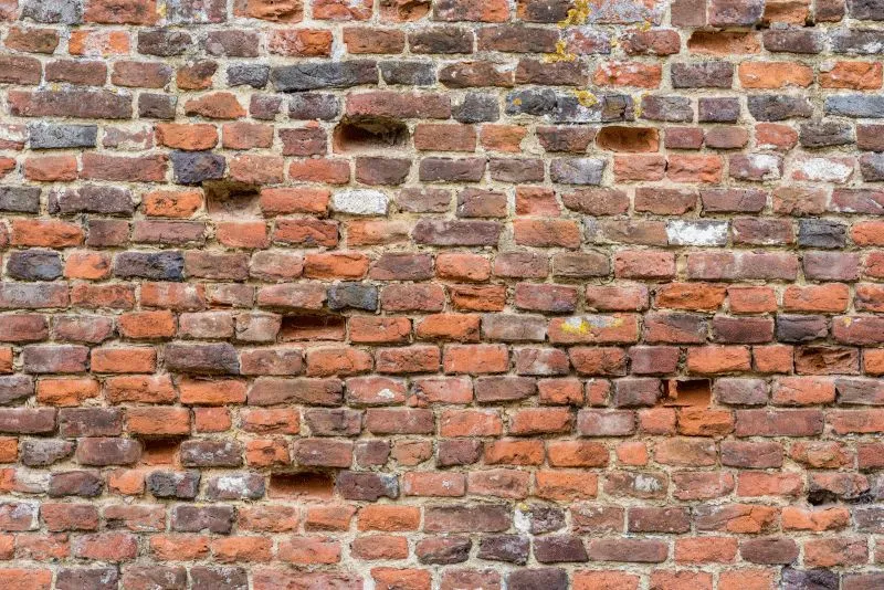 Pockmarked Orange Brick