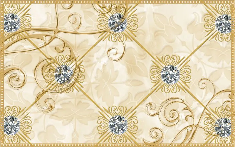 Champagne Diamond Lattice