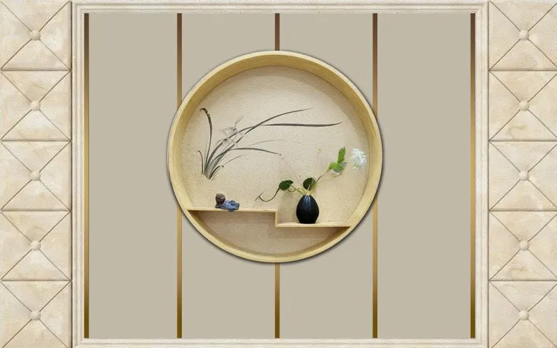 Moon Gate Ikebana Niche