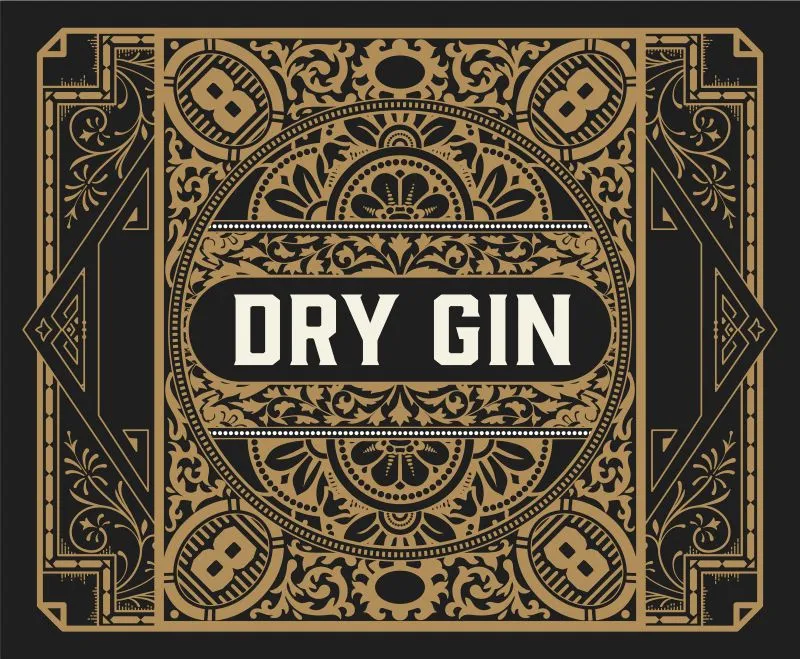 Gin Label #003