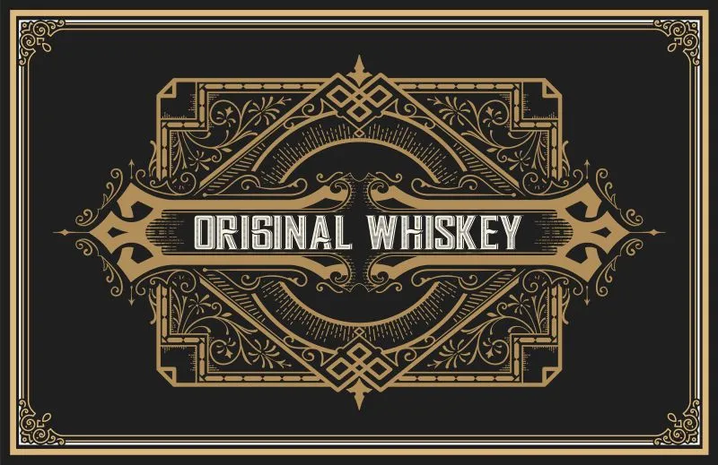 Whiskey Label #003