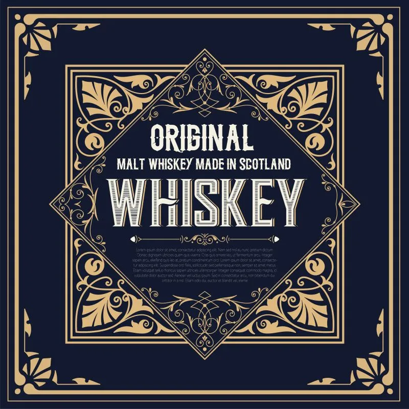 Whiskey Label #004