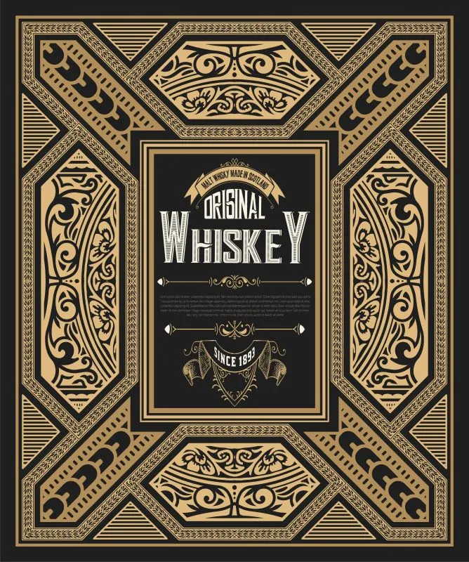 Whiskey Label #005
