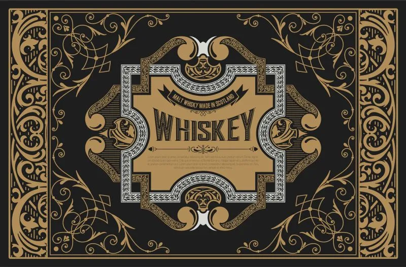 Whiskey Label #006