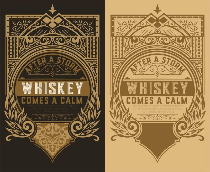 Whiskey Label #007
