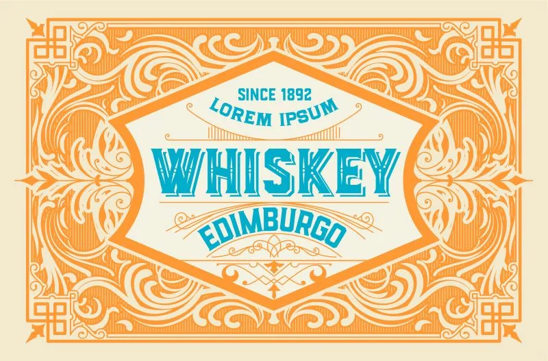 Whiskey Label #010