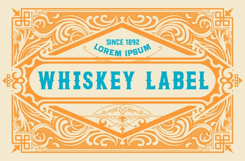 Whiskey Label #011