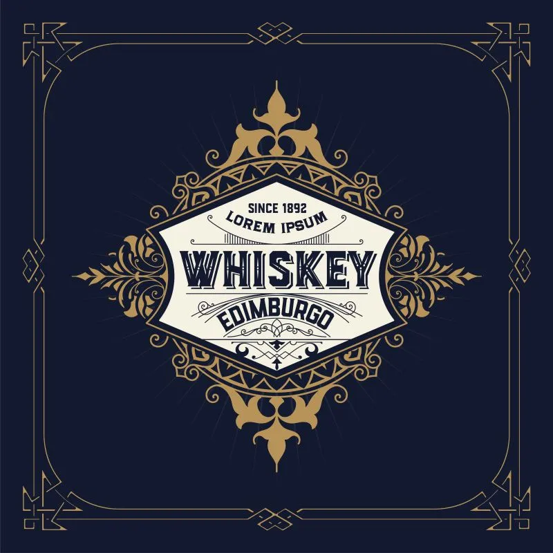 Whiskey Label #013