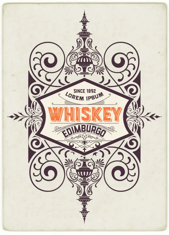 Whiskey Label #015