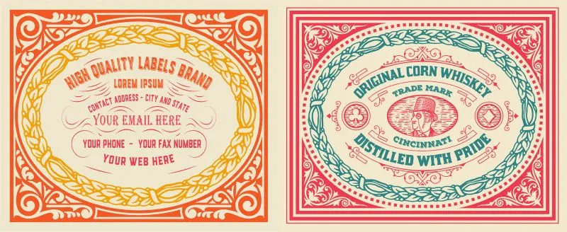 Whiskey Label #016