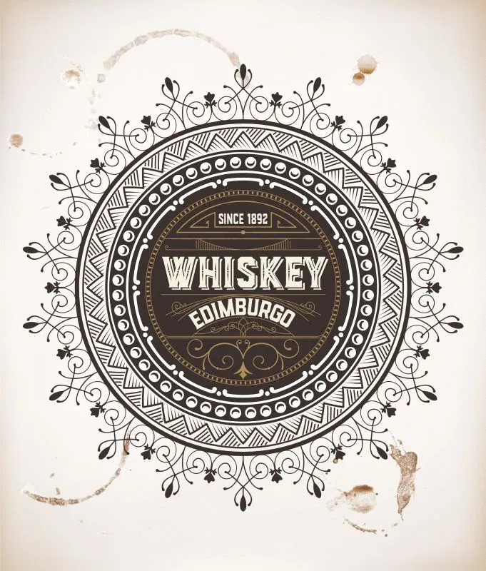 Whiskey Label #017