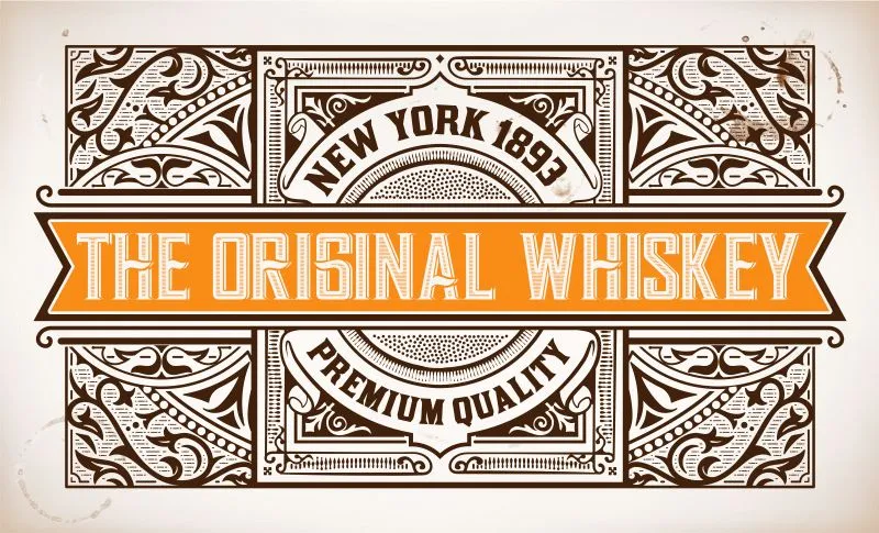 Whiskey Label #020