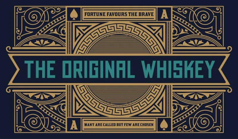 Whiskey Label #021