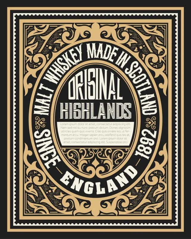 Whiskey Label #022