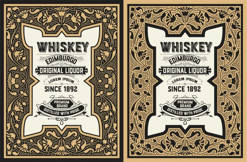 Whiskey Label #023