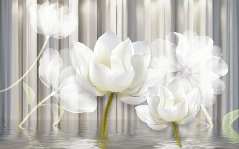 White Lotus Curtain