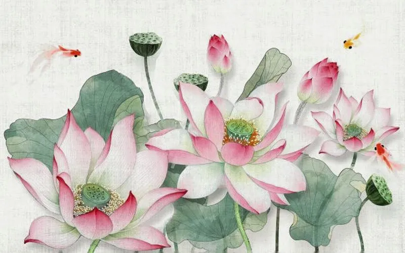 Pink Lotus Linen