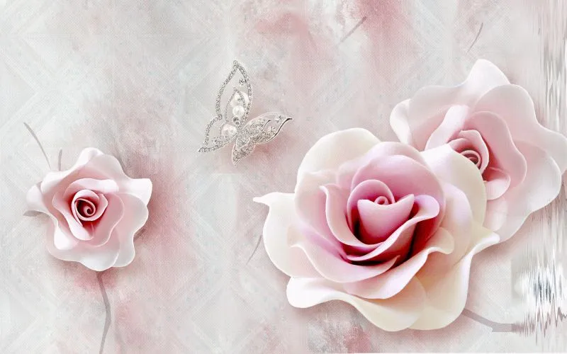 Blush Rose Butterfly