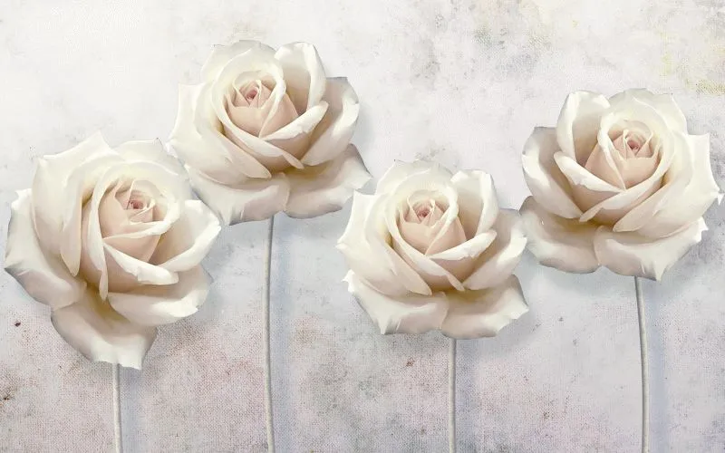 Cream Rose Stems