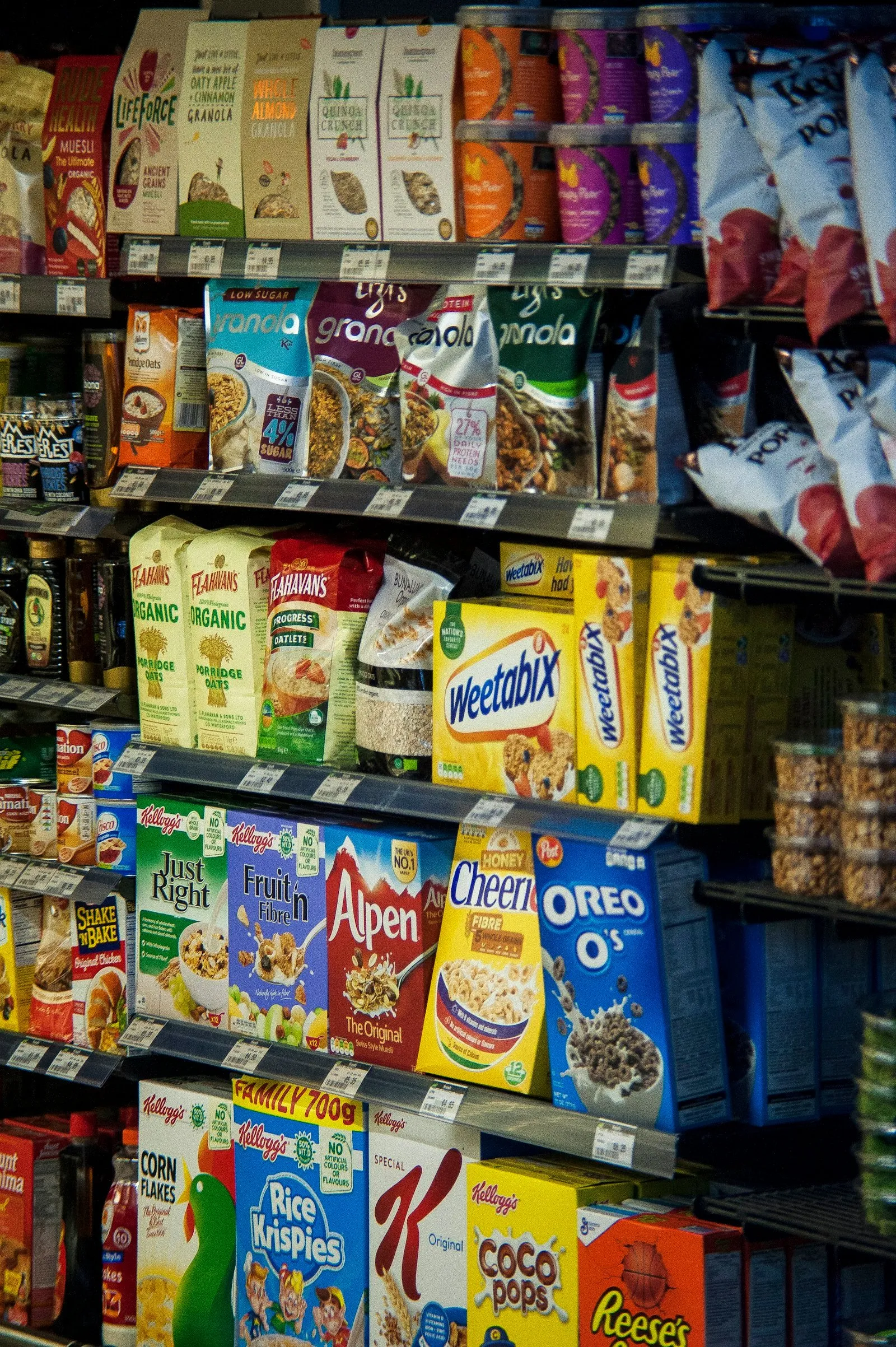 Packaged grocery products