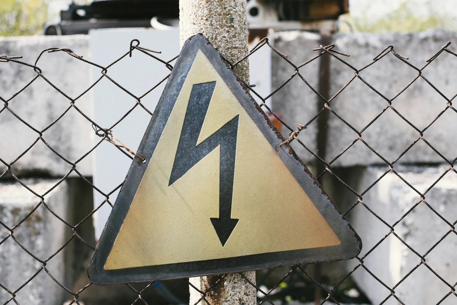 A metal nameplate