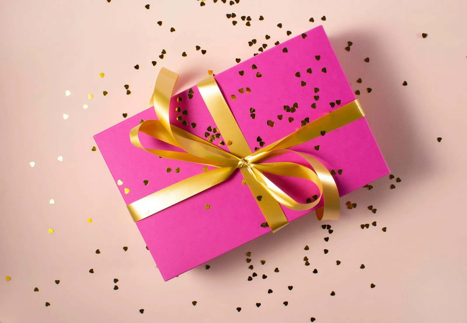 A wrapped gift box