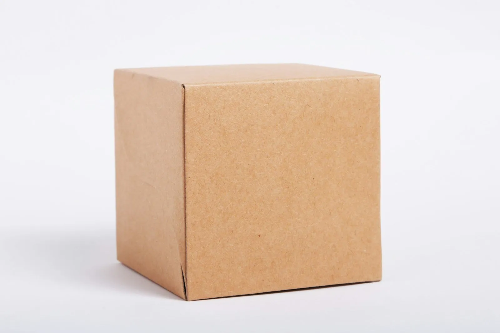 A plain product packaging box