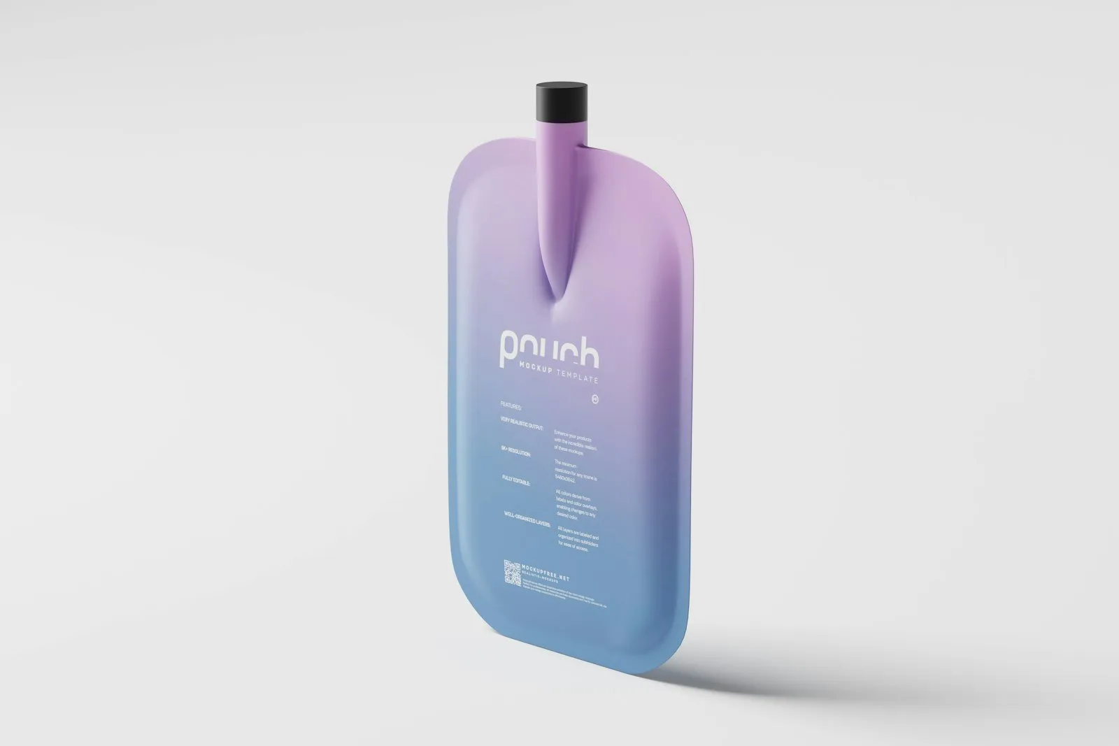 A pouch with a plastic spout