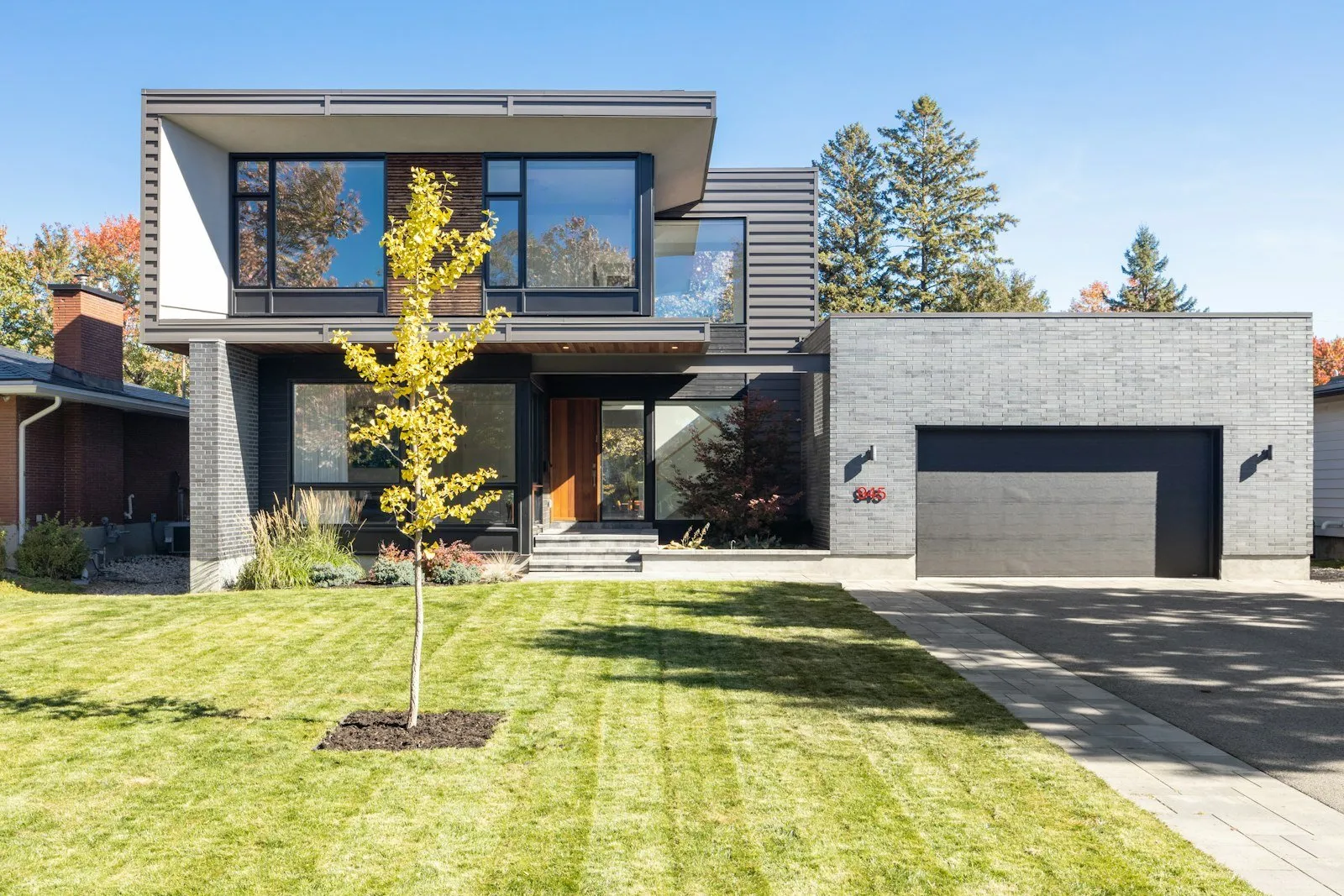 A residential house exterior