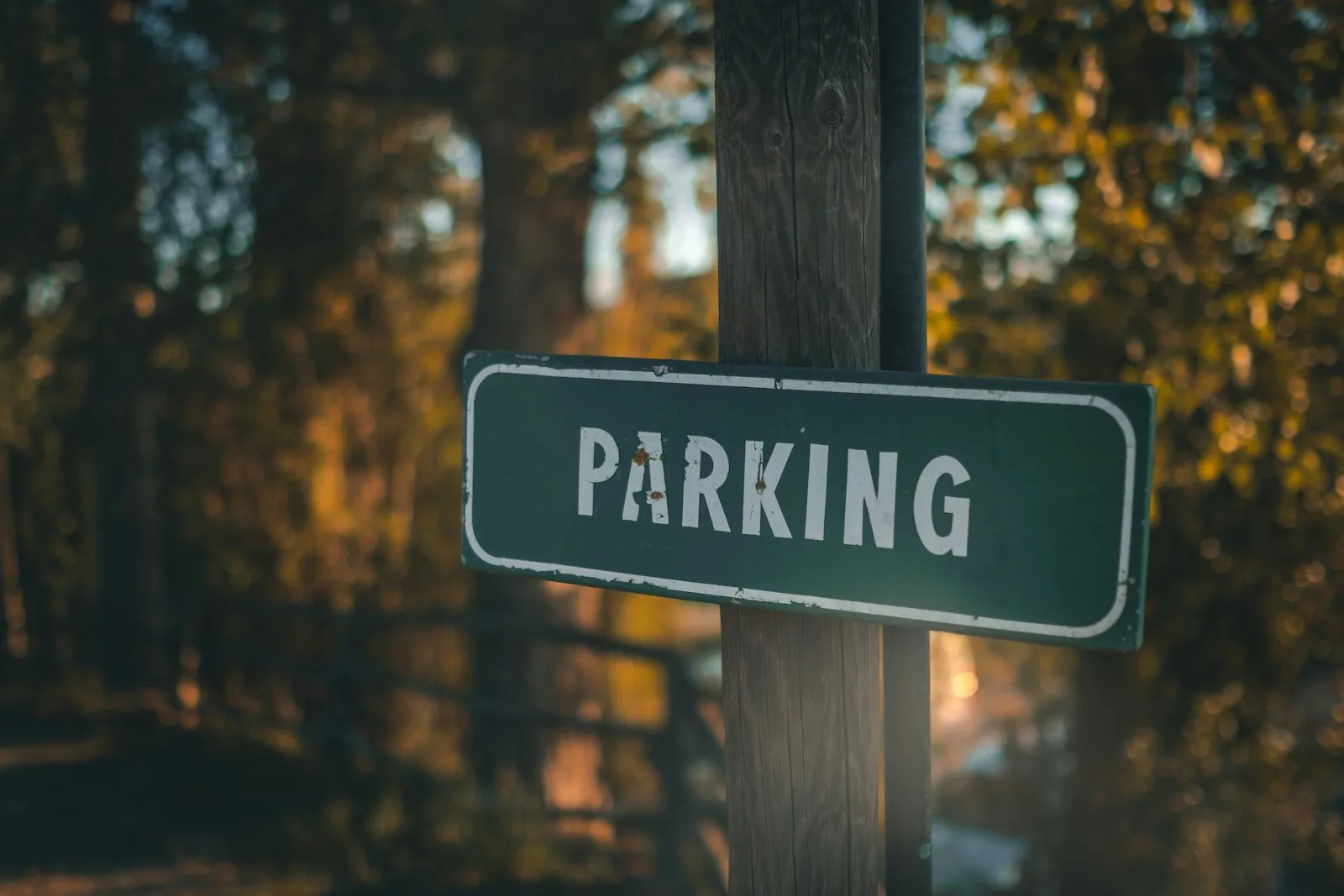 A parking sign